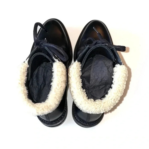 Alexander Wang Andy Hiker Calf Shearling Boot 36.5 - Picture 4 of 10